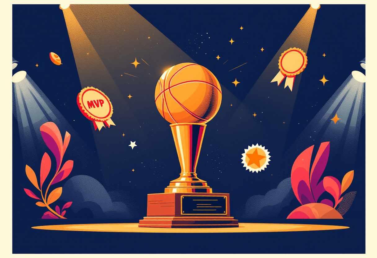 Editorial illustration: Basketball Trivia for Beginners
