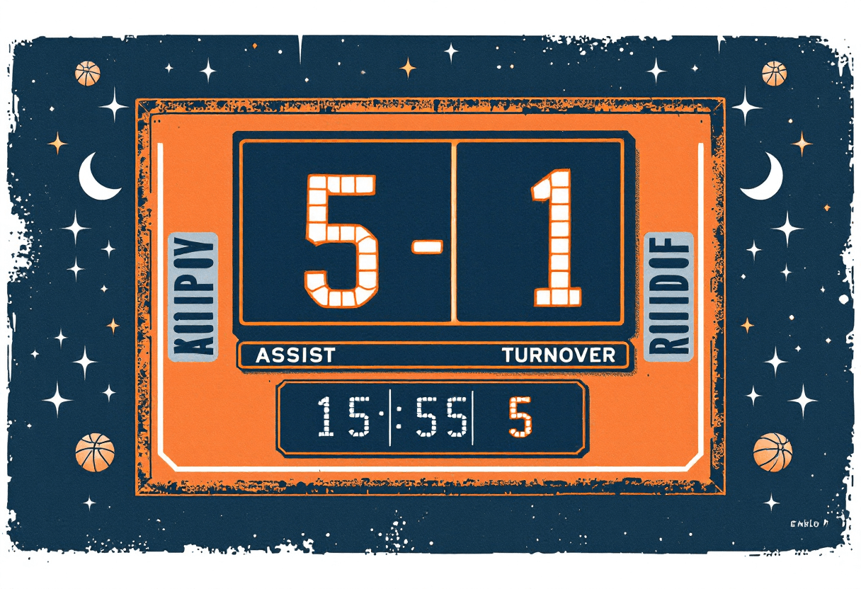 Closing illustration for The Best Assist-to-Turnover Ratios in NBA History