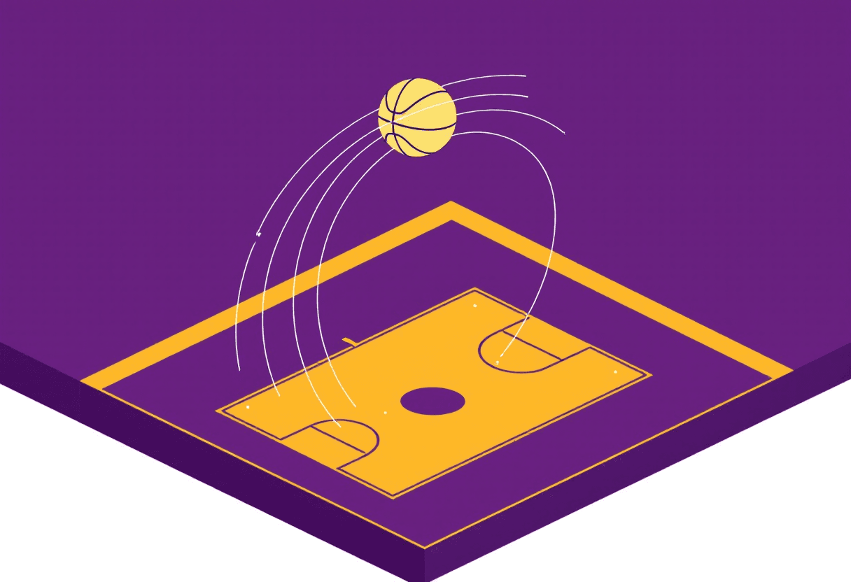 Editorial illustration: Best Buzzer Beaters in NBA Playoff History