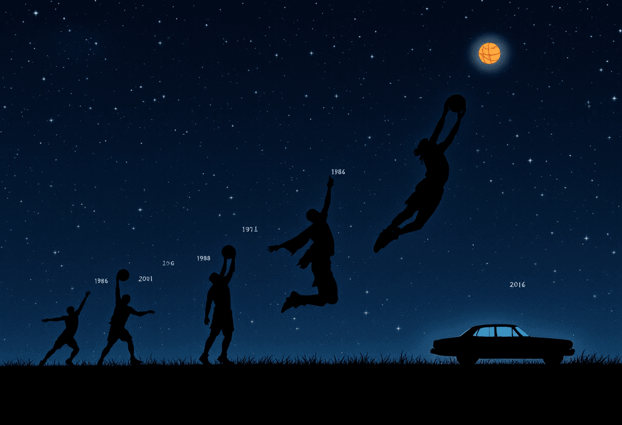 Closing illustration for The Best NBA Dunk Contest Performances Ever