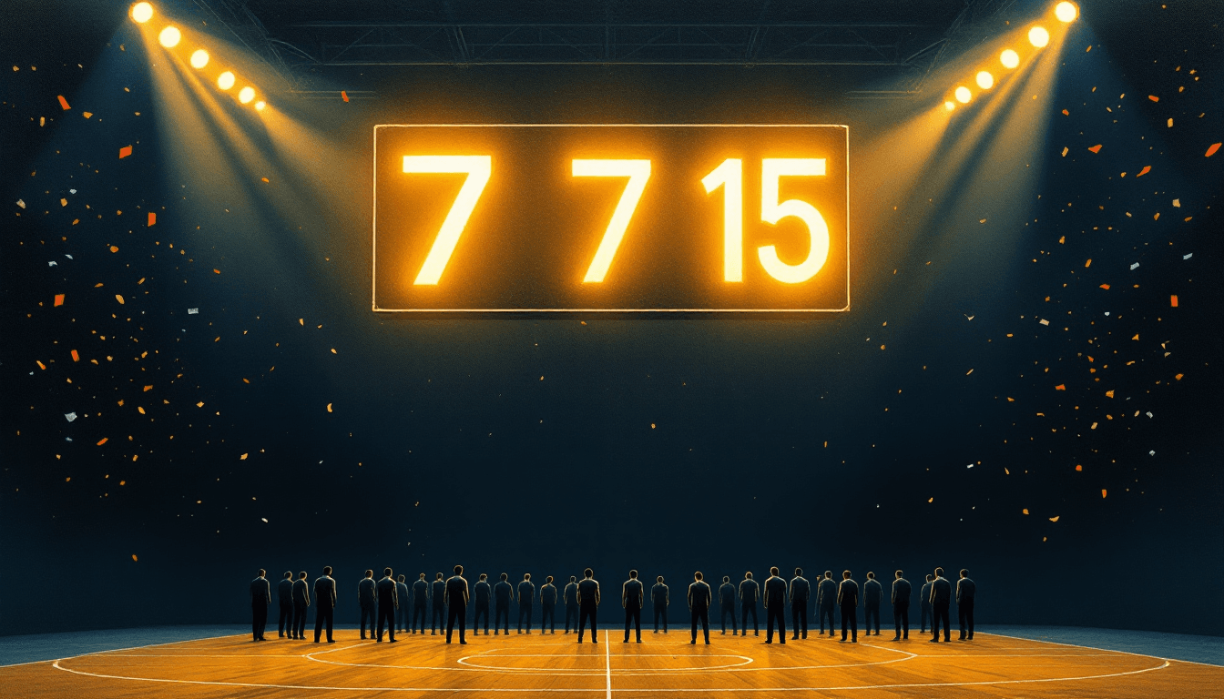 Stylized illustration for The Greatest Game 7s in NBA Playoff History