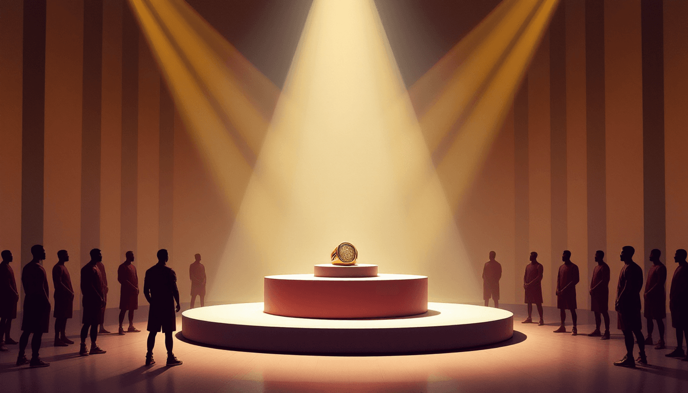 Stylized illustration for The Greatest NBA Players Without a Championship Ring