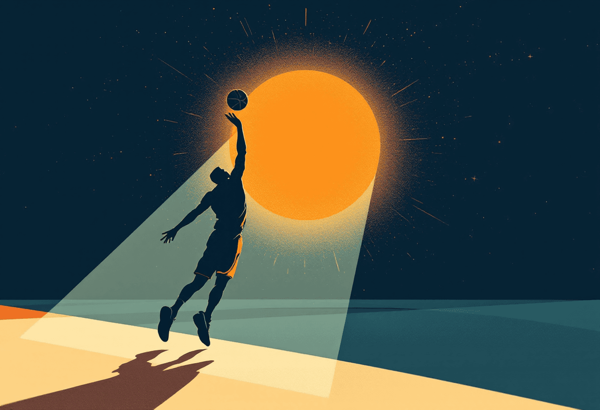 Closing illustration for The Greatest Shooters in NBA History