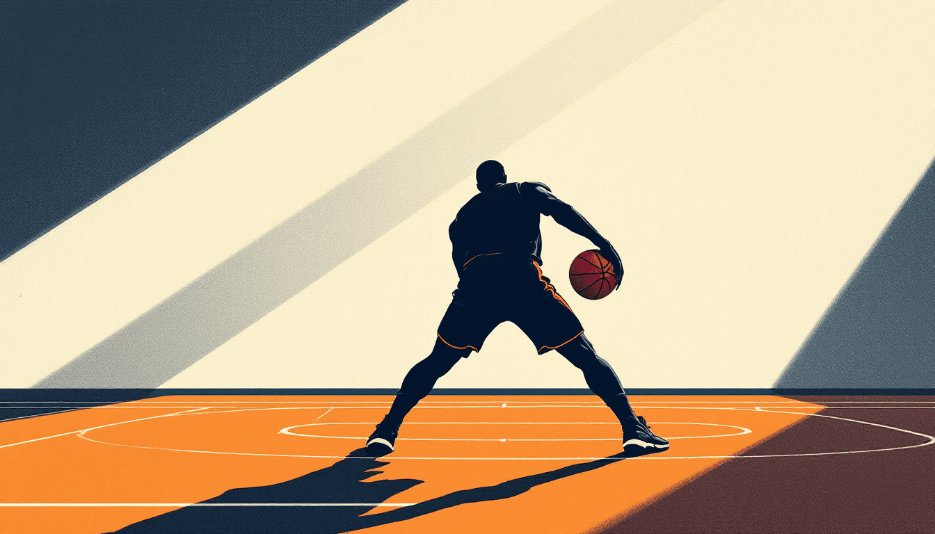 Stylized illustration for The Greatest Power Forwards in NBA History
