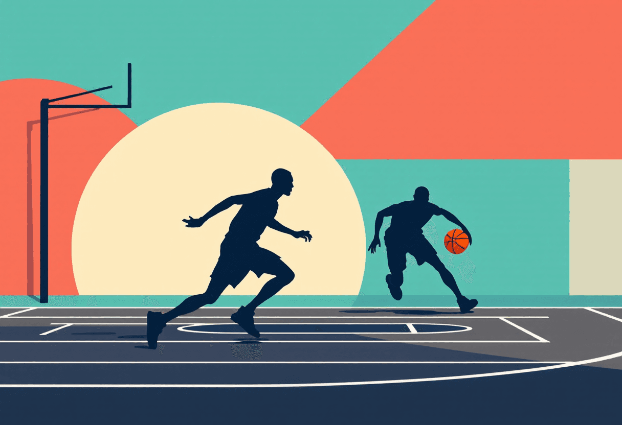 Editorial illustration: The Greatest Shooting Guards in NBA History