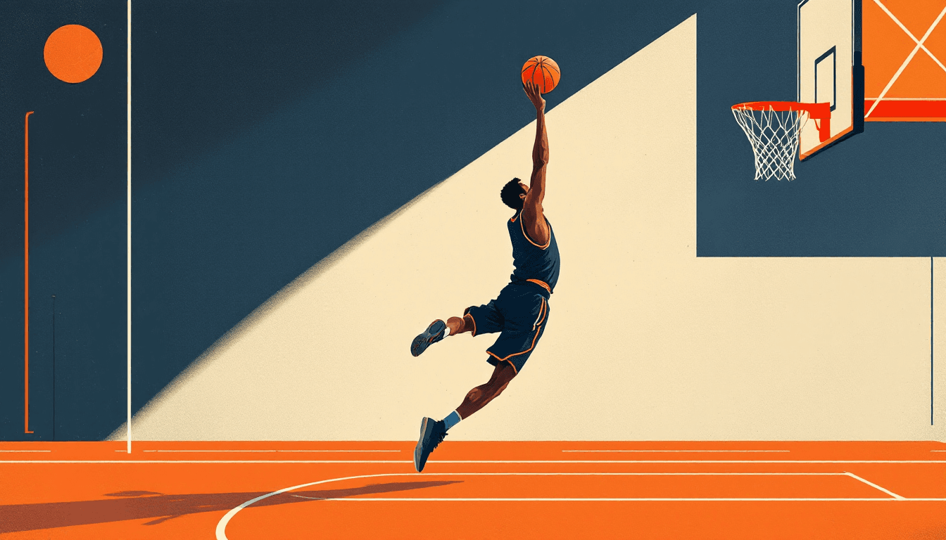 Stylized illustration for The Greatest Small Forwards in NBA History, Ranked