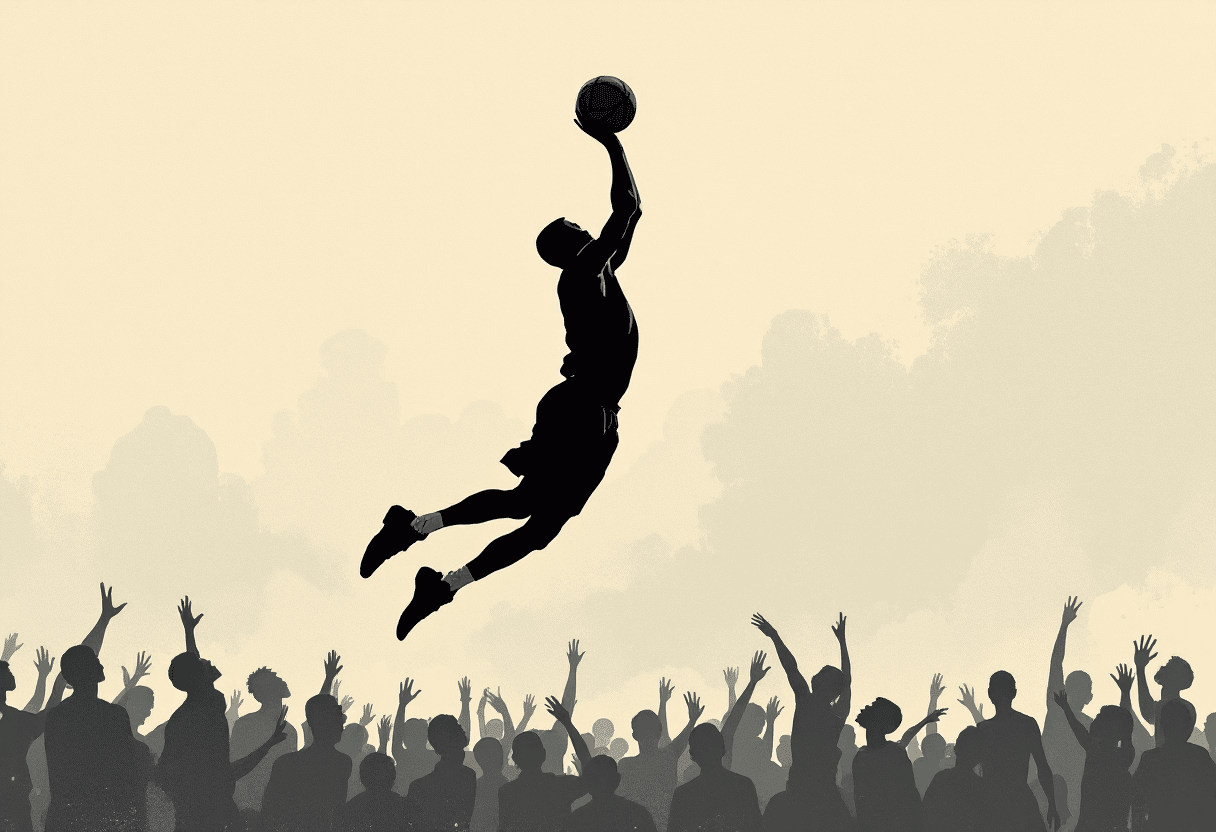 Editorial illustration: Hard NBA Trivia Questions