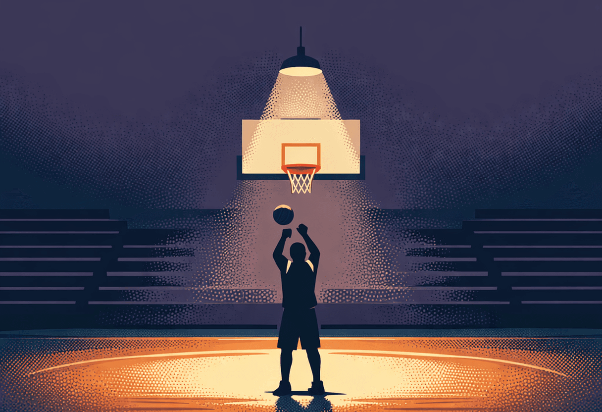 Editorial illustration: How NBA Players Actually Develop