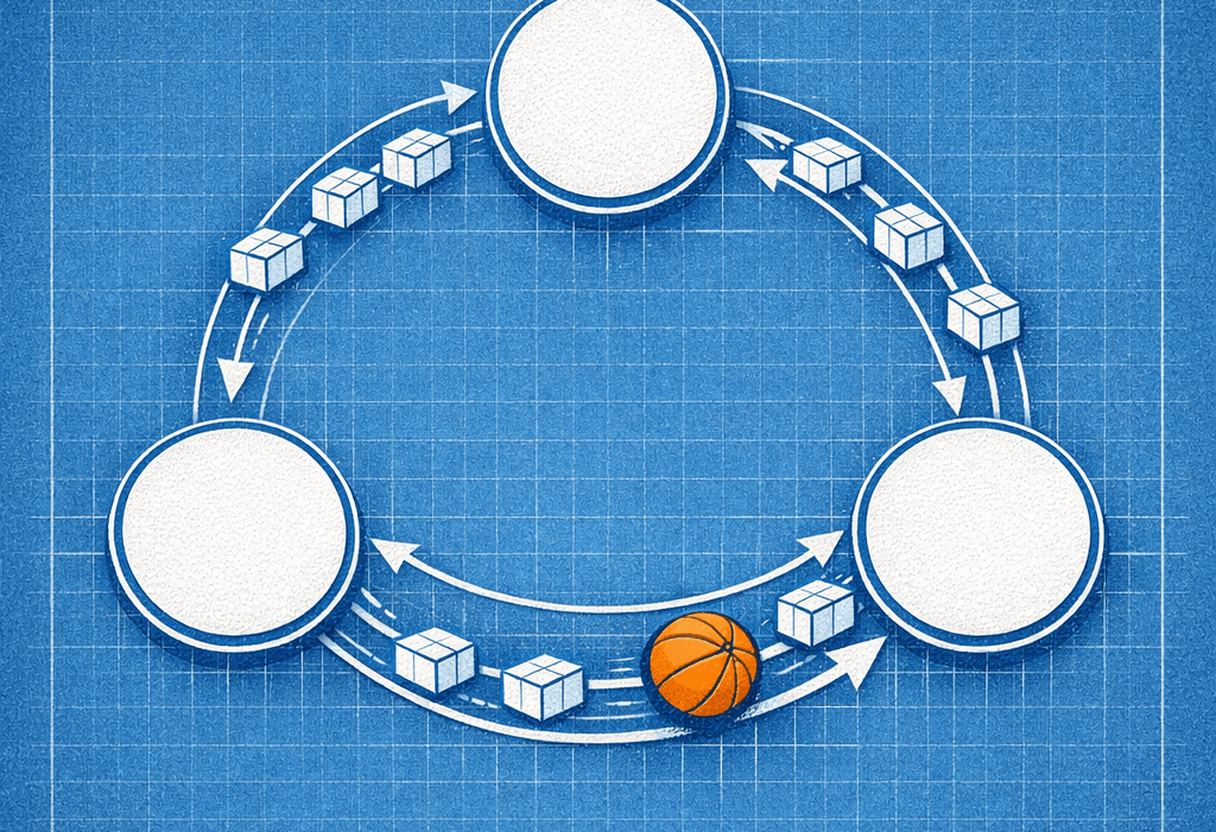 Editorial illustration: How NBA Trades Actually Work