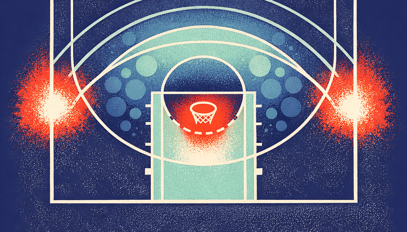 Stylized illustration for How to Build a Basketball Player That Wins