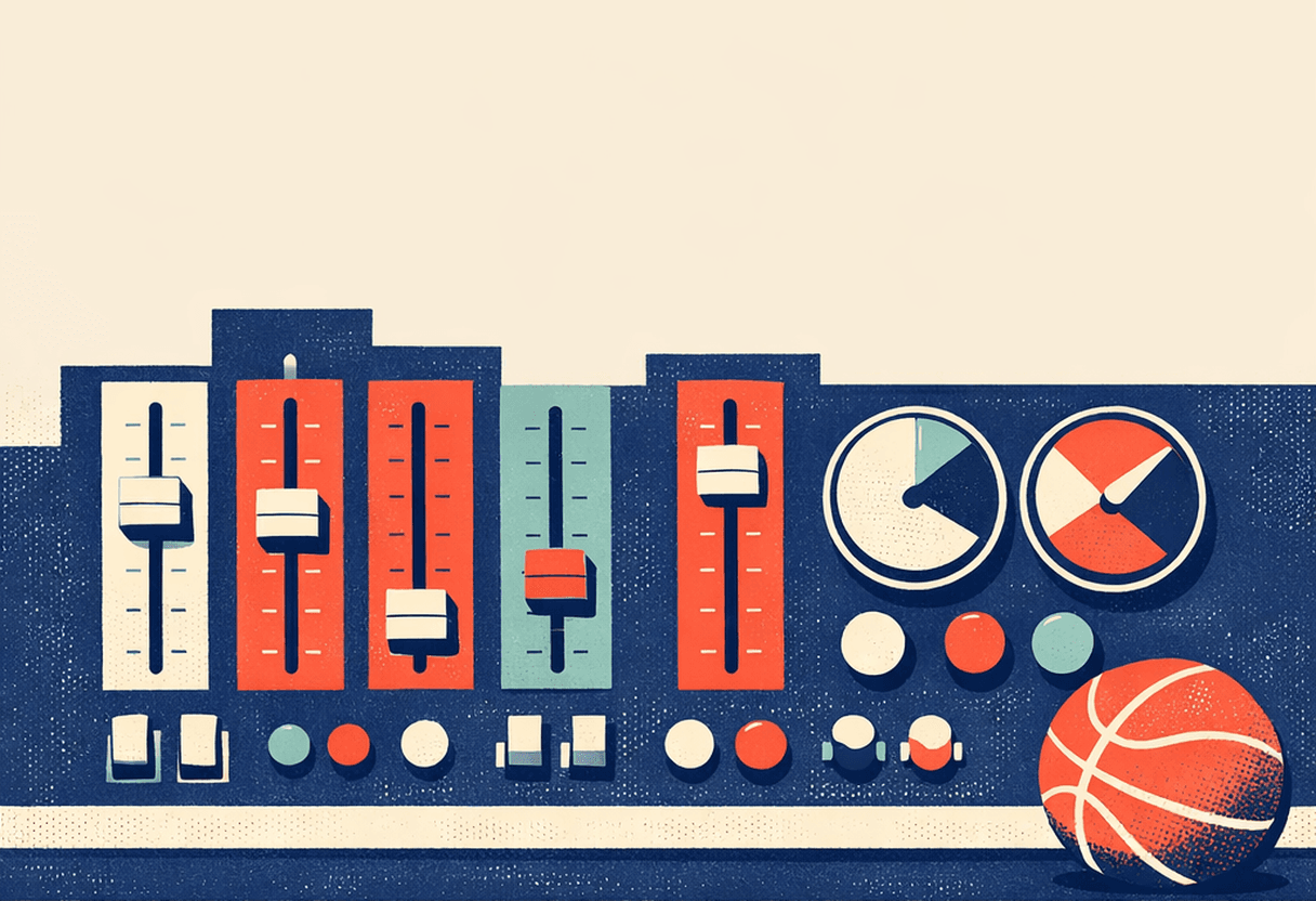 Editorial illustration: How to Build a Basketball Player That Wins