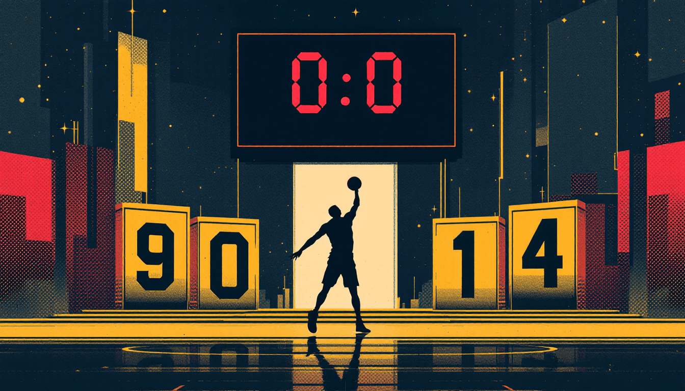Stylized illustration for Who Has the Most Game-Winning Shots in NBA History?