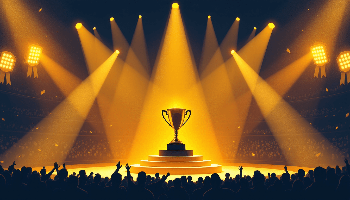 Stylized illustration for NBA Awards History: MVPs, DPOYs, and More