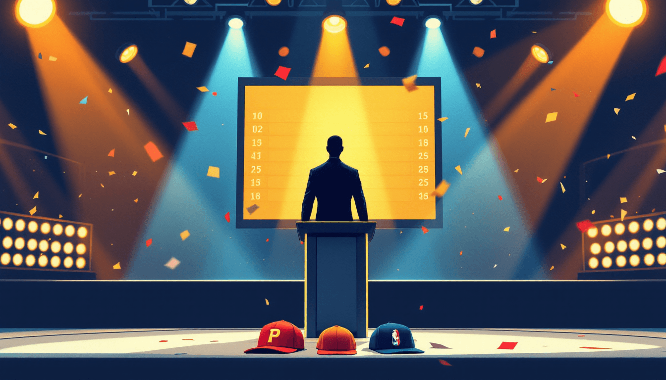 Stylized illustration for NBA Draft Trivia: Surprising Facts About Draft Night