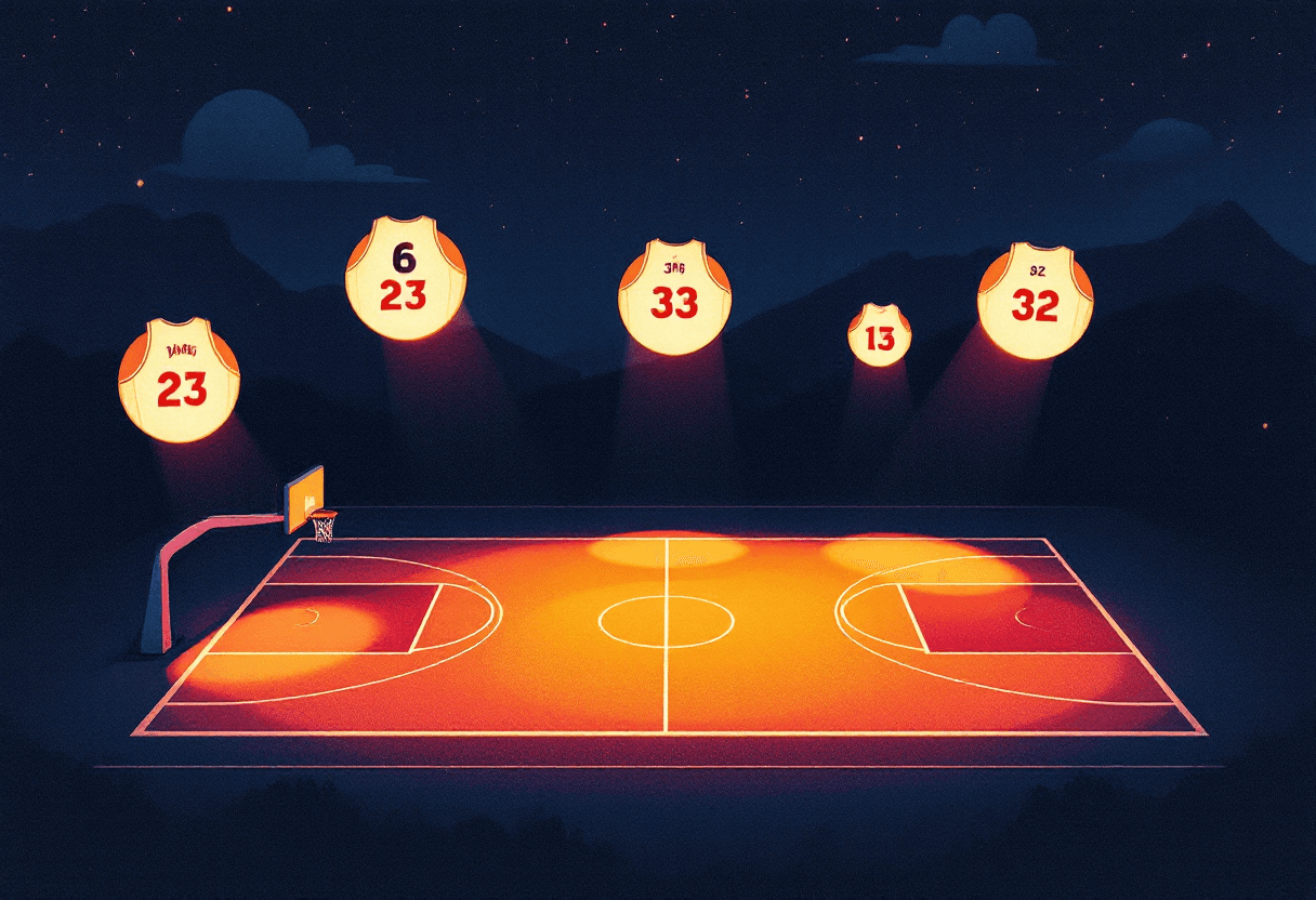 Closing illustration for Fascinating NBA Number Facts: Stats That Will Surprise You