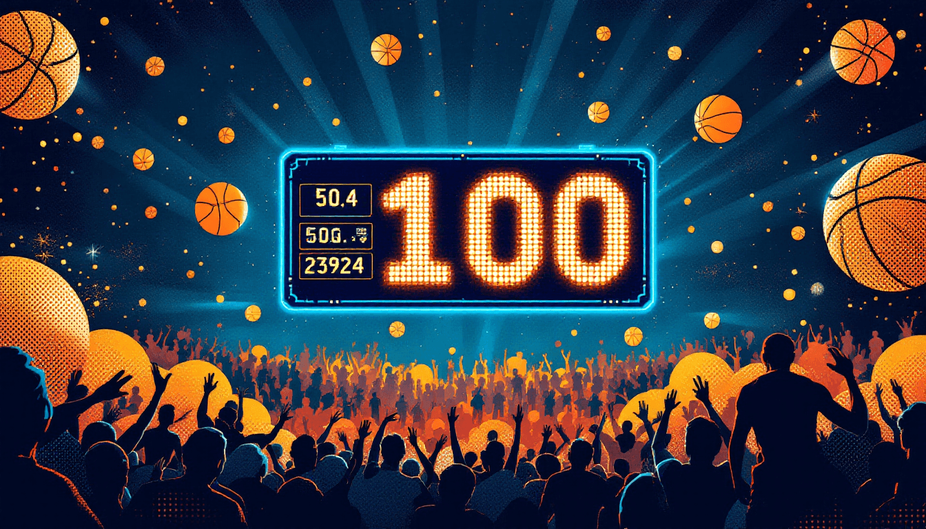 Stylized illustration for Fascinating NBA Number Facts: Stats That Will Surprise You