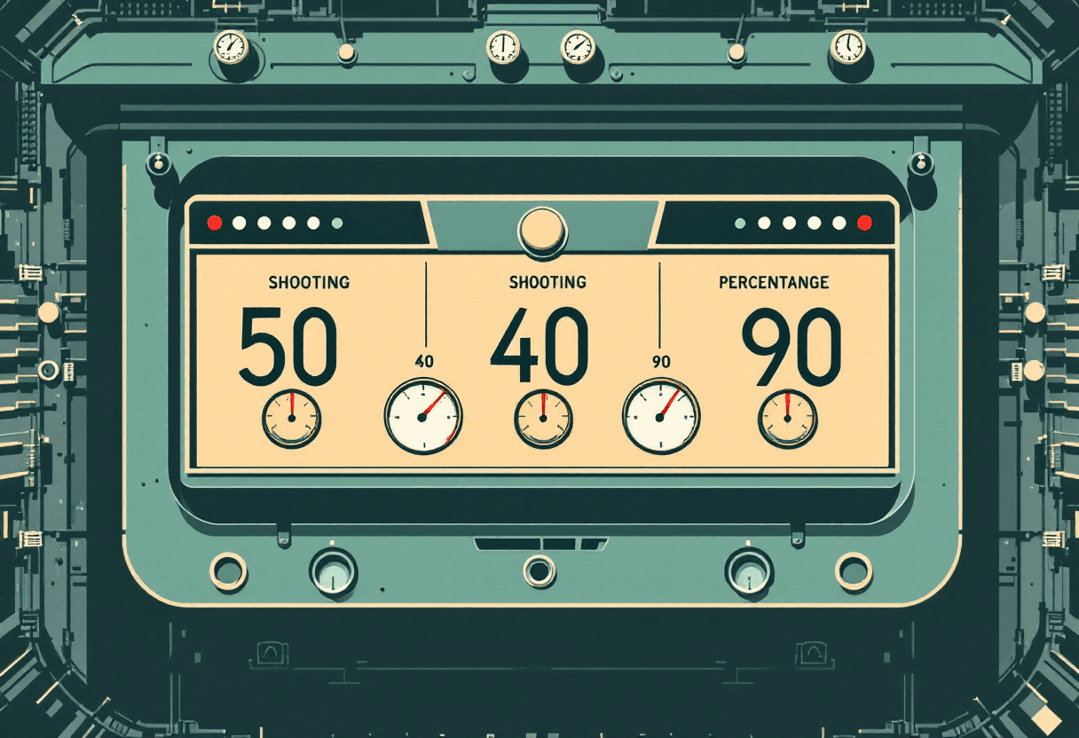 Editorial illustration: NBA number facts and records