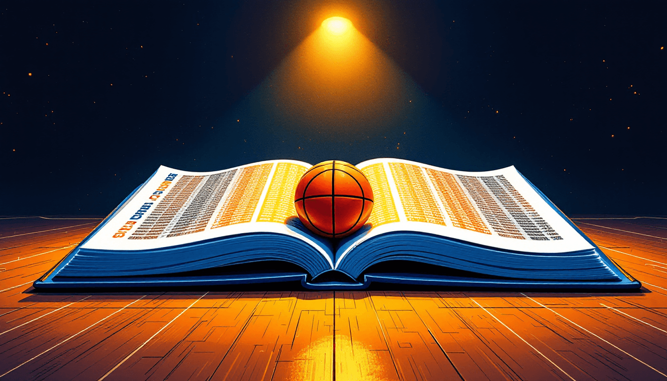 Stylized illustration for 15 NBA Records You Probably Didn't Know Existed