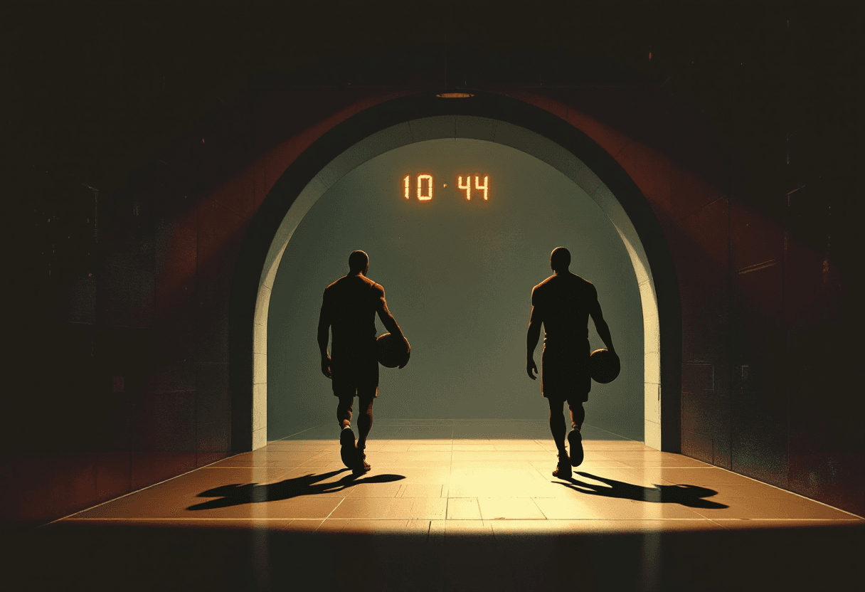 Editorial illustration: The Greatest Rivalries in NBA History