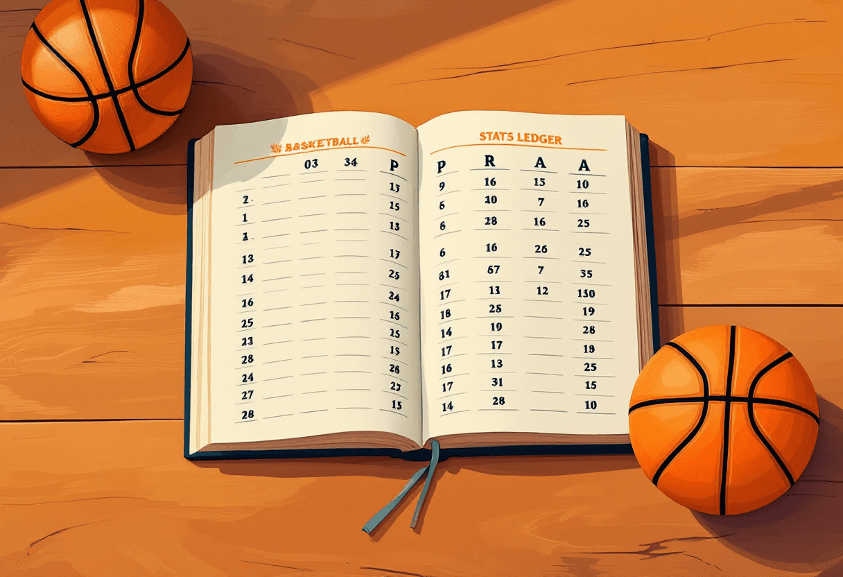 Editorial illustration: The History of the Triple-Double in the NBA