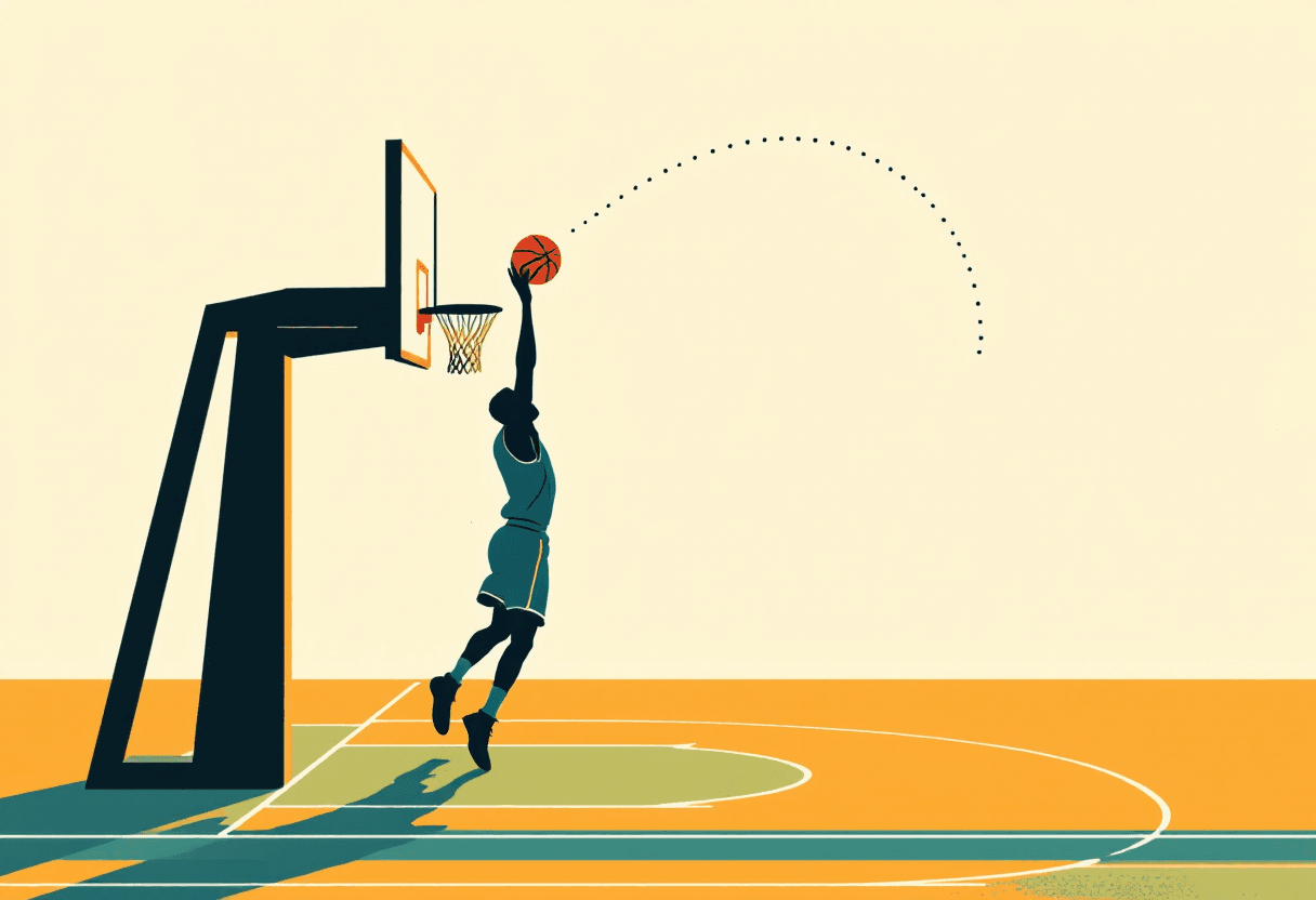 Editorial illustration: NBA Trivia Questions and Answers