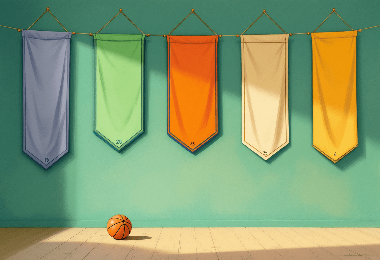 Closing illustration for NBA Trivia Questions by Decade