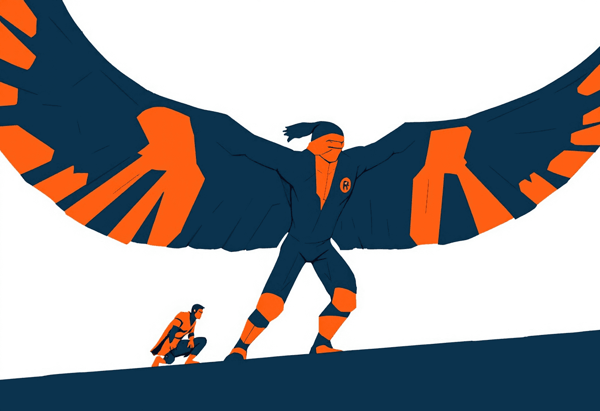 Editorial illustration: The Tallest NBA Players in History